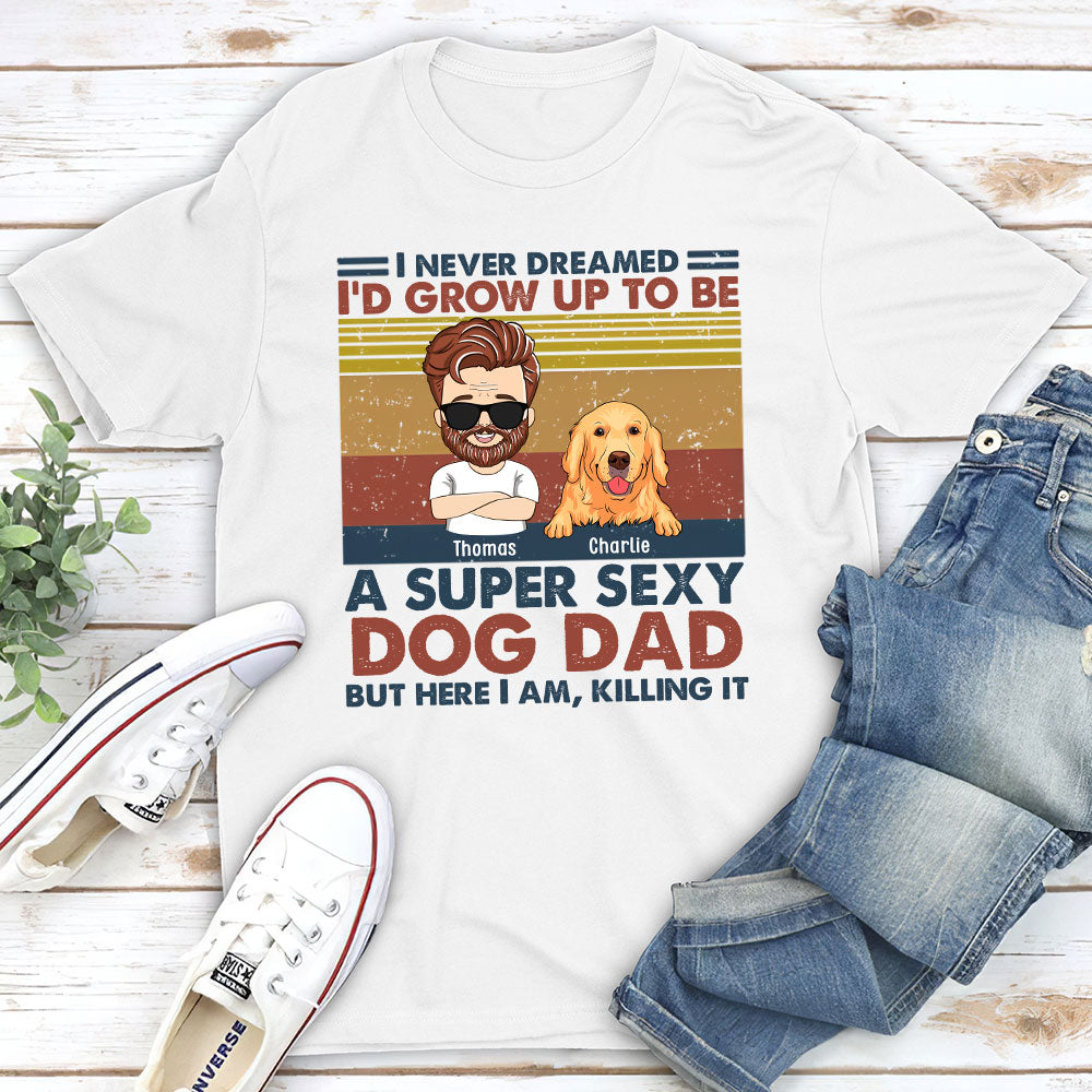 Ultimate Dog Dad - Premium Personalized Custom Unisex T-shirt for Pet Lovers