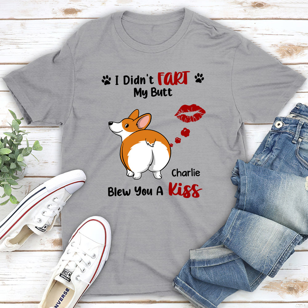 I Didn't Fart - Personalized Custom Unisex 5.3 oz T-shirt for Pet Lovers