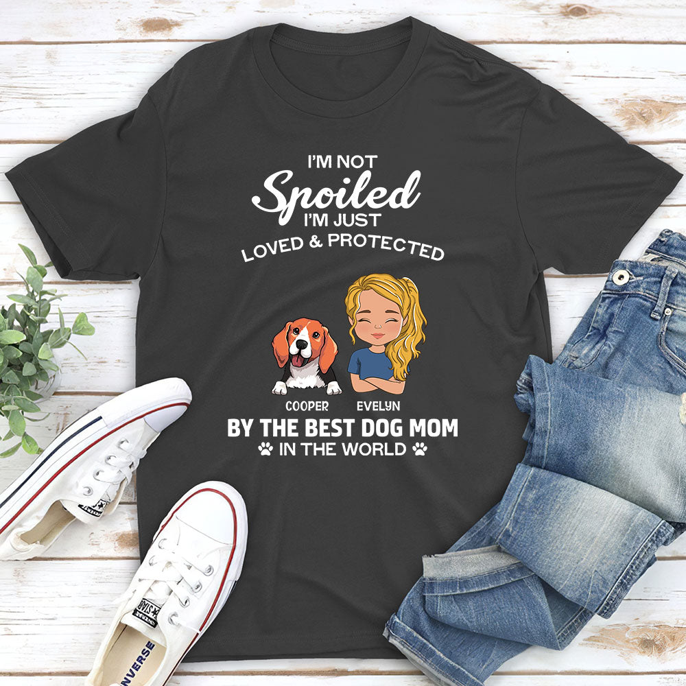 Loved And Protected - Personalized Custom Unisex T-shirt for Pet Lovers