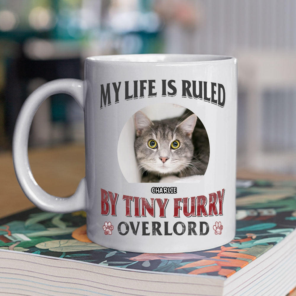 Adorable Tiny Furry Overlords - Customizable Personalized Coffee Mug for Pet Lovers