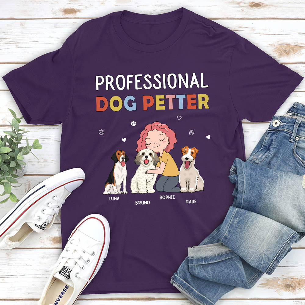 Personalized Custom Unisex Dog Lover T-shirt - 5.3 oz