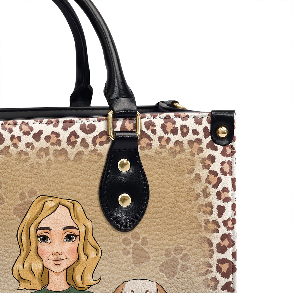 Happily Ever After - Personalized Custom Leather Handbag for Fur Baby Lovers