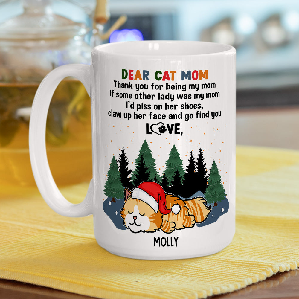 Claw Up Her - Customizable Personalized Coffee Mug for Pet Lovers