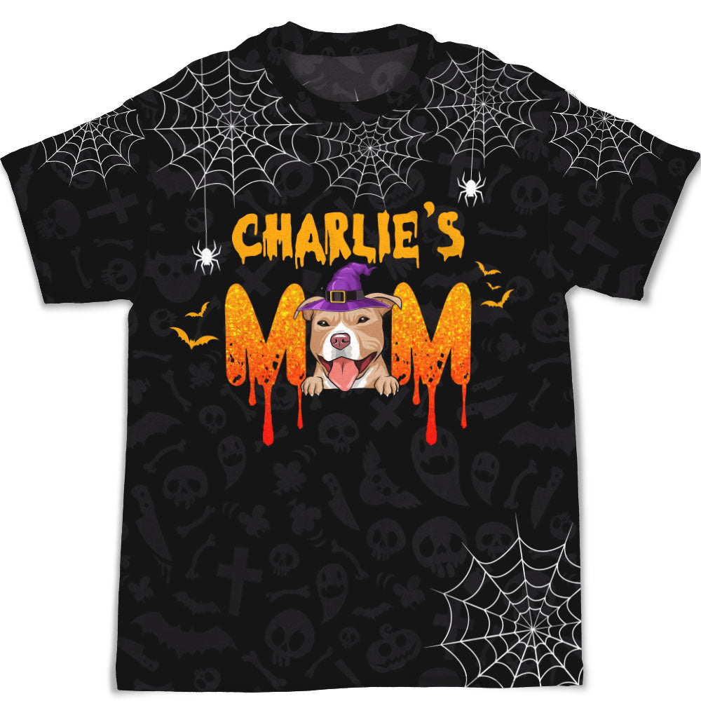 Halloween Mom - Customizable All-over-printed Premium Comfort T-shirt