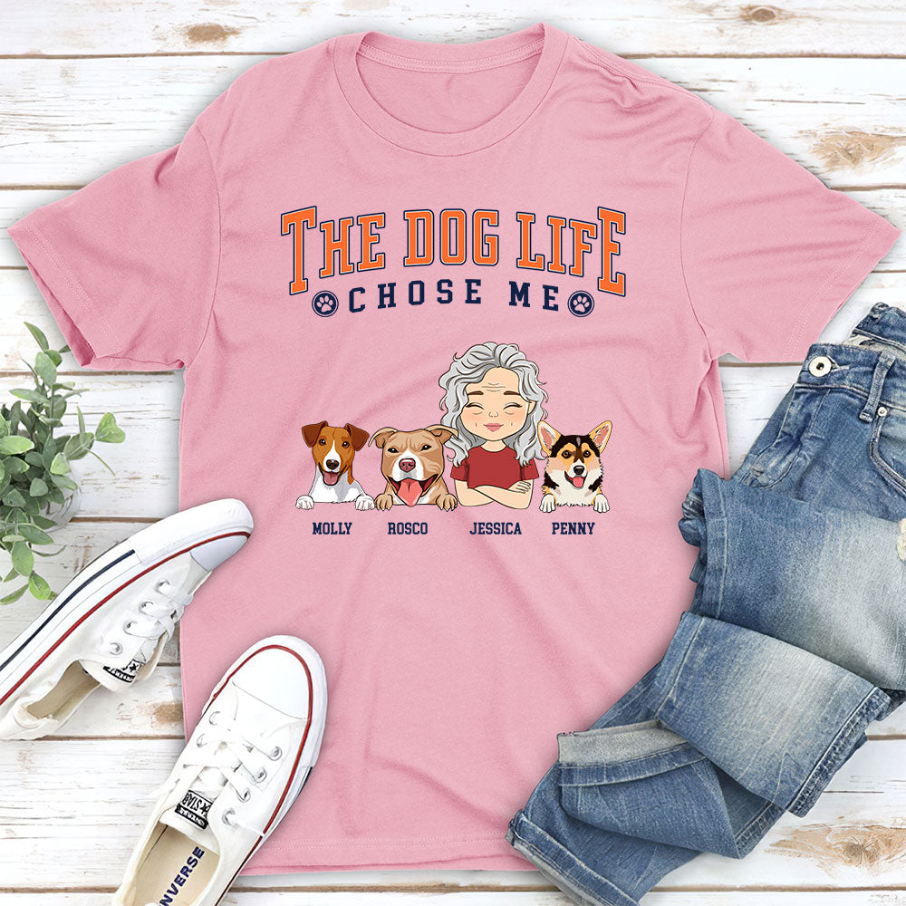 Dog Life - Personalized Custom Unisex 5.3 oz T-shirt for Pet Lovers