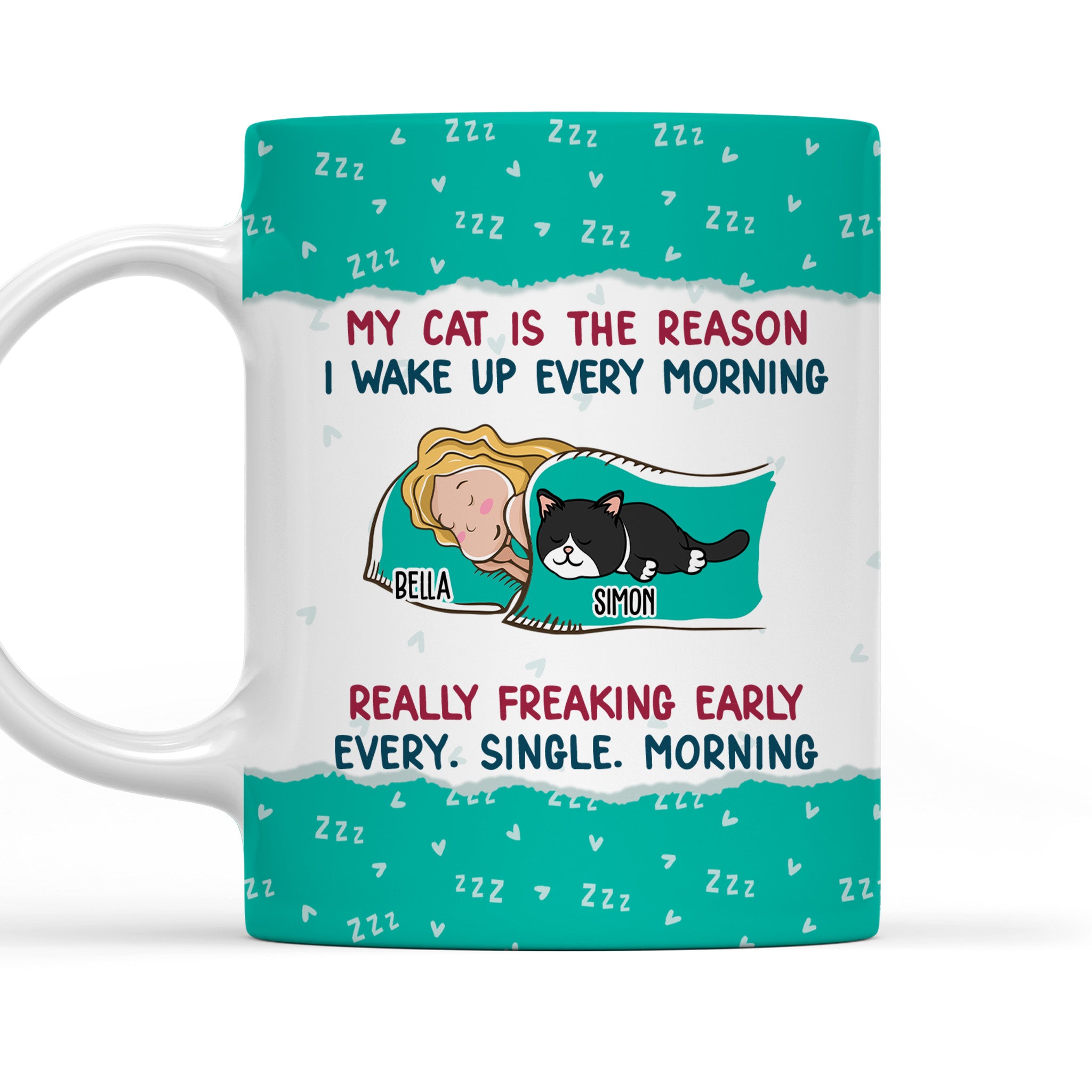 The Reason - Exquisitely Personalized 11oz Custom Coffee Mug for Pet Lovers