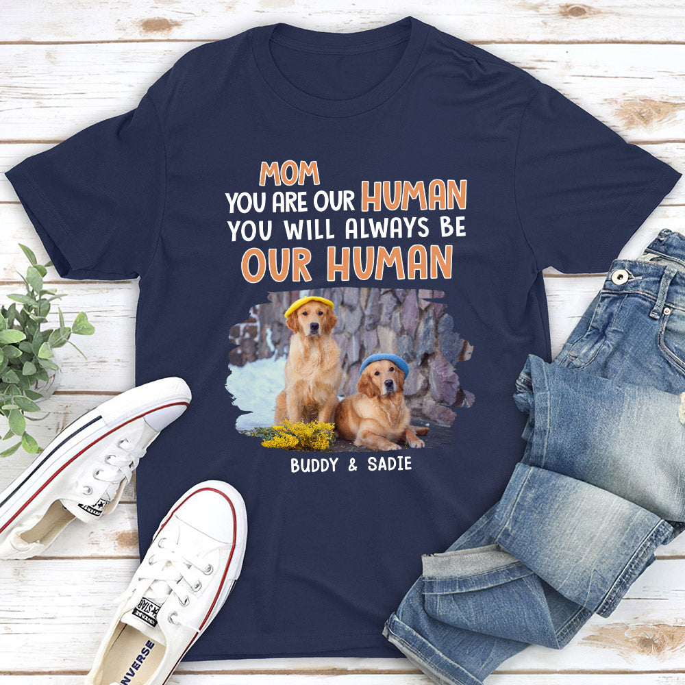 Be My Human - Personalized Custom Premium Men's 4.2 oz T-shirt for Pet Lovers