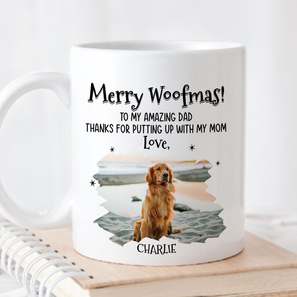 Personalized Custom Coffee Mug for an Amazing Christmas with Your Dog