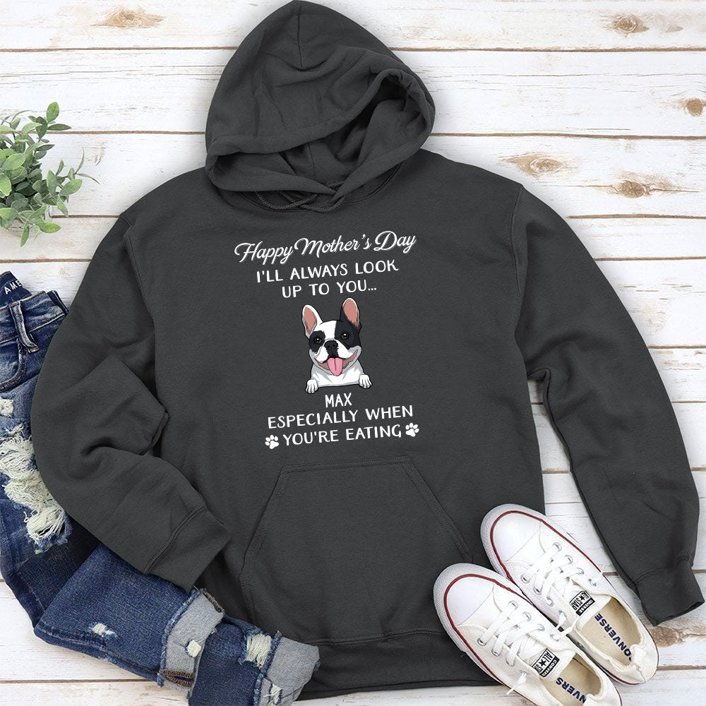 Customizable Dog - Looking Up Personalized Unisex Hoodie for Pet Lovers