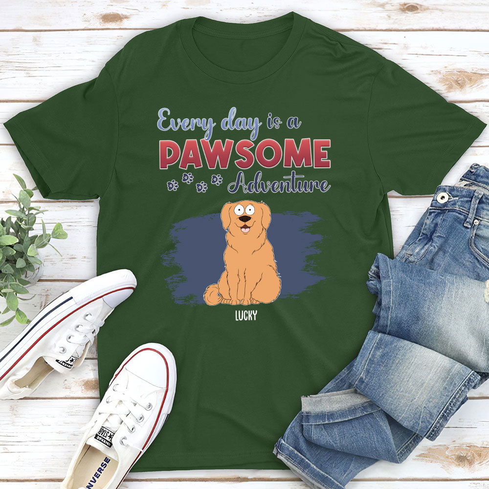 Every Day Adventure - Personalized Custom Unisex 5.3 oz T-shirt for Pet Lovers
