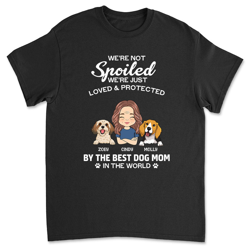 Loved And Protected - Personalized Custom Unisex T-shirt for Pet Lovers