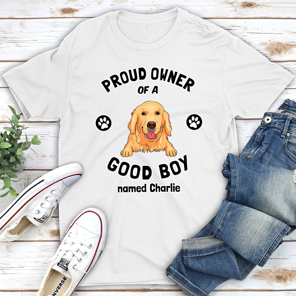 Proud Dog Owner - Premium Personalized Custom Unisex T-shirt for Pet Lovers