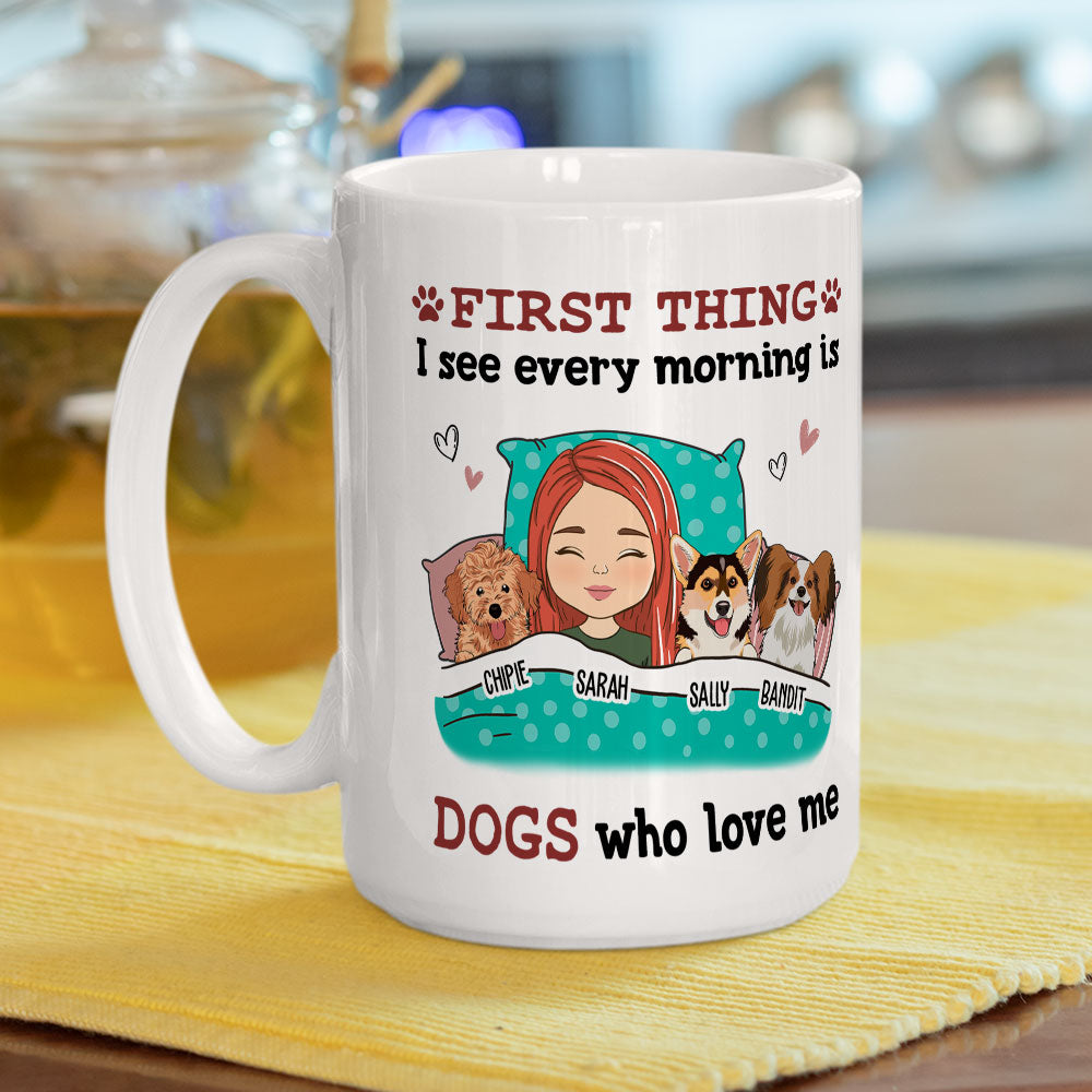 Every Morning - Exquisite Personalized Custom Coffee Mug for Pet Lovers