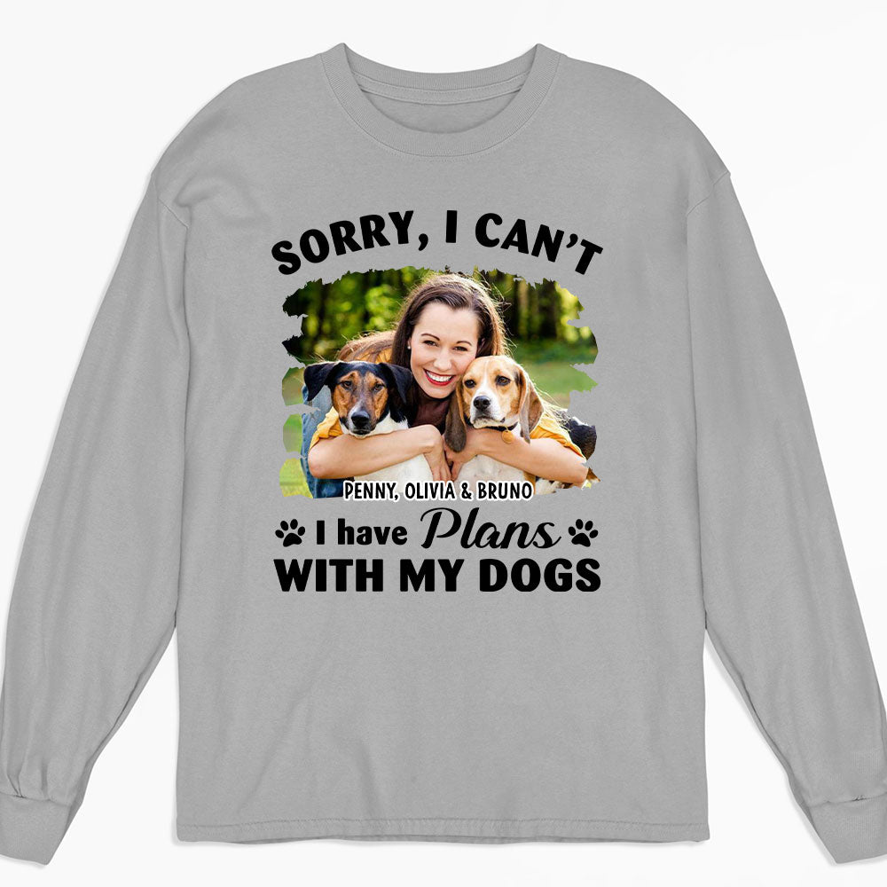 Another Plan Photo - Personalized Custom Unisex 6.0 oz Long Sleeve T-shirt for Pet Lovers