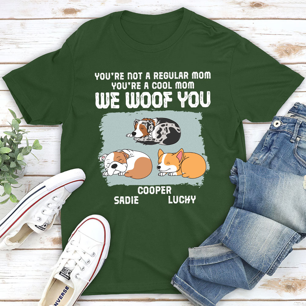 Super Cool Dad - Personalized Custom Unisex Heavy Cotton T-shirt for Pet Lovers