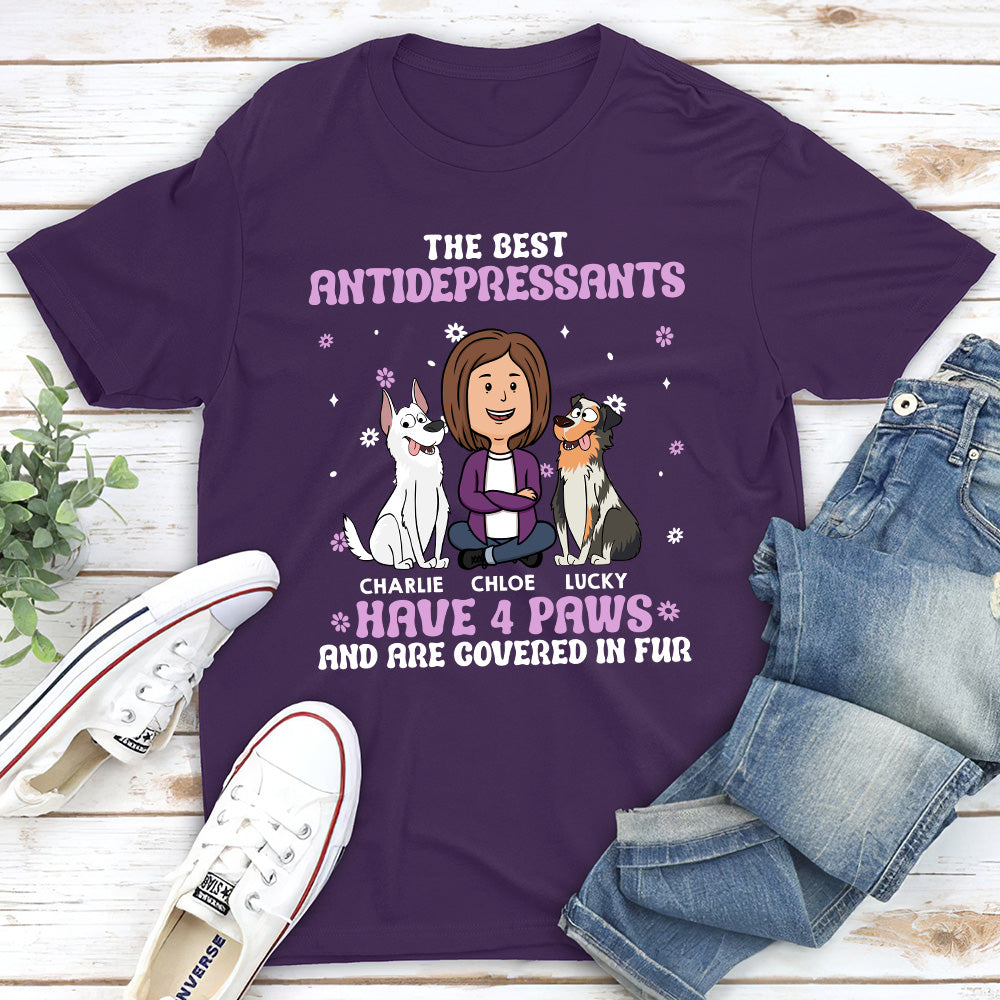 Best Antidepressant Personalized Custom Unisex 5.3 oz T-shirt for Pet Lovers