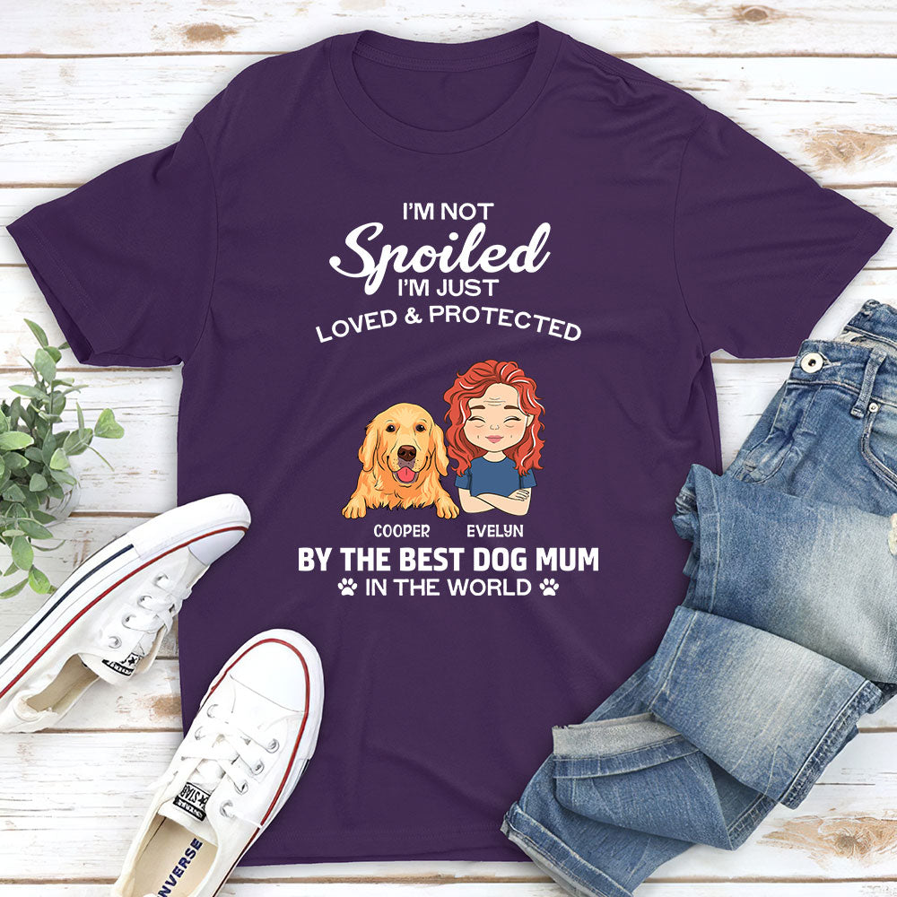 Loved And Protected - Personalized Custom Unisex T-shirt for Pet Lovers