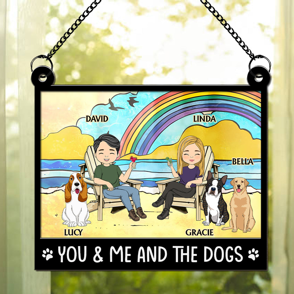 Happy Family - Exquisite Personalized Custom Suncatcher for Special Occasions