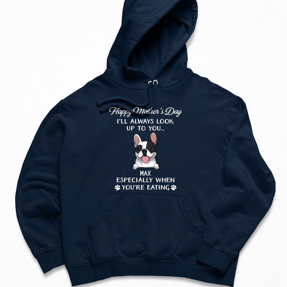 Customizable Dog - Looking Up Personalized Unisex Hoodie for Pet Lovers