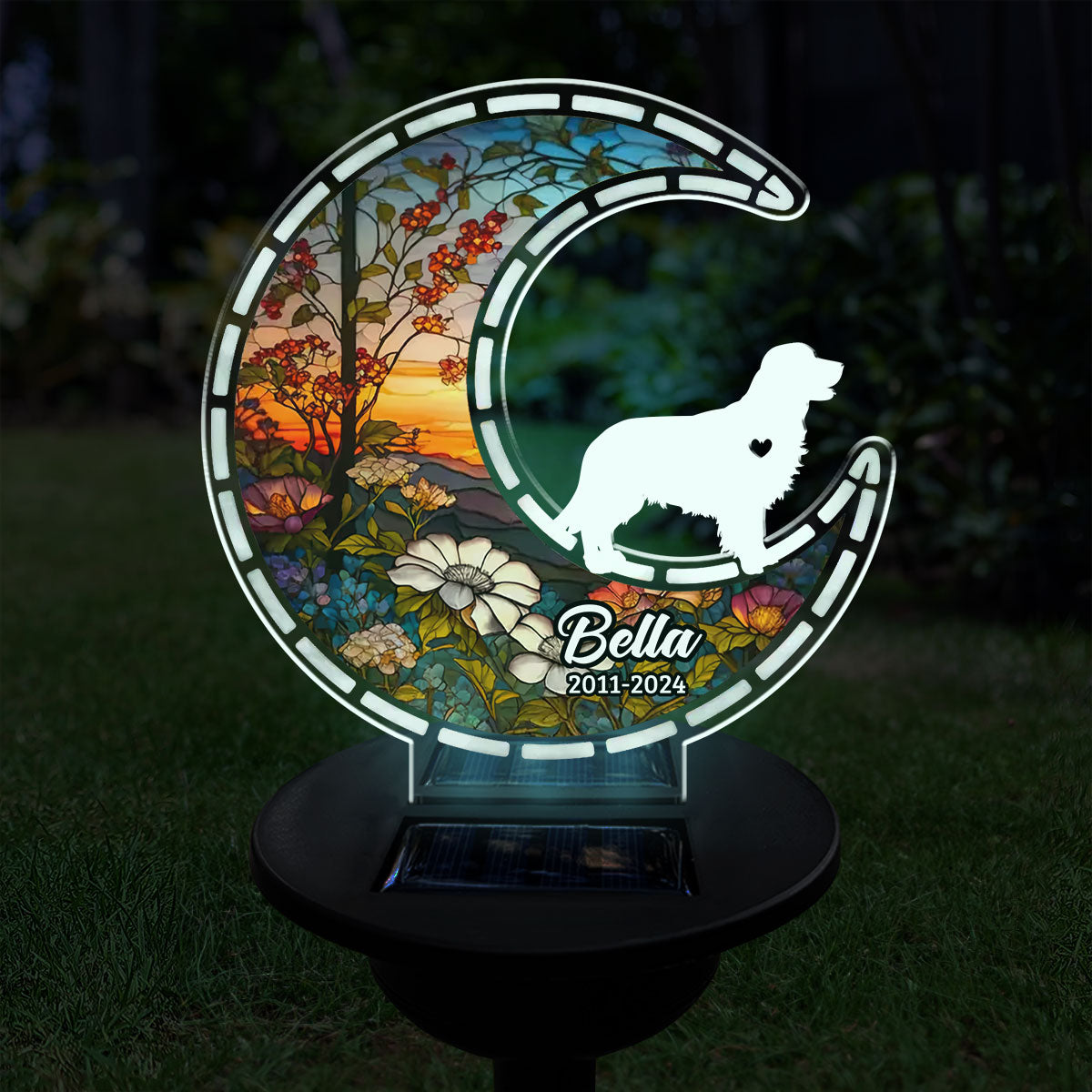 Look For You And Stay With You - Personalized Custom Acrylic Solar Light (5.7' x 6.3')