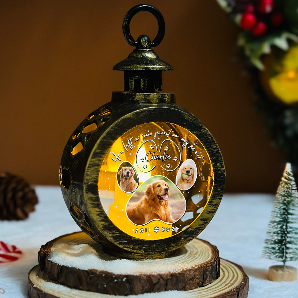Heartfelt 'If Love Could Have Saved You' Personalized Custom Christmas Lantern for Memorable Holidays