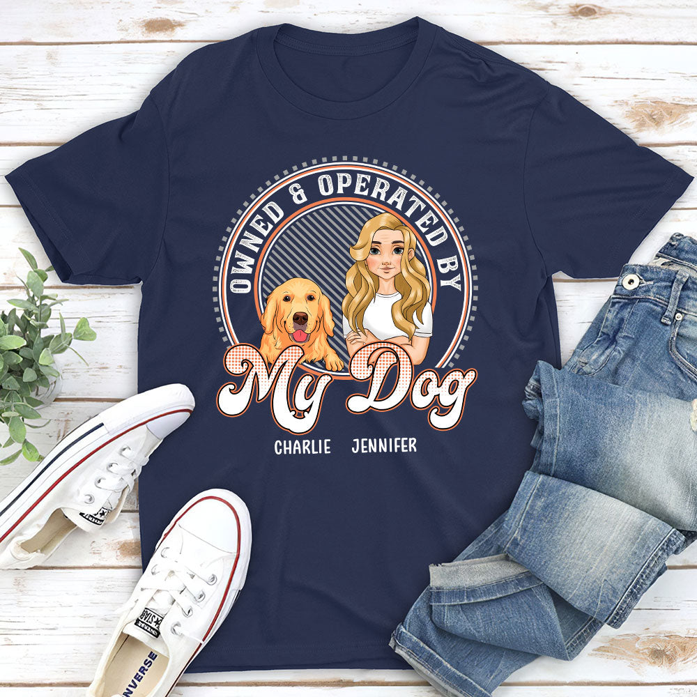 Unique Personalized Custom Unisex T-shirt for Pet Lovers - Owned And Operated