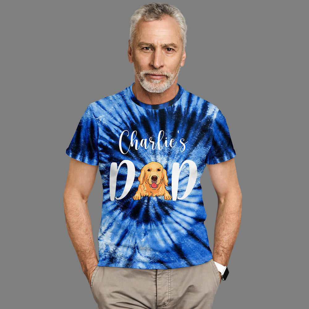 Stylish Personalized Custom All-over-print Dog Mom T-shirt for Everyday Wear