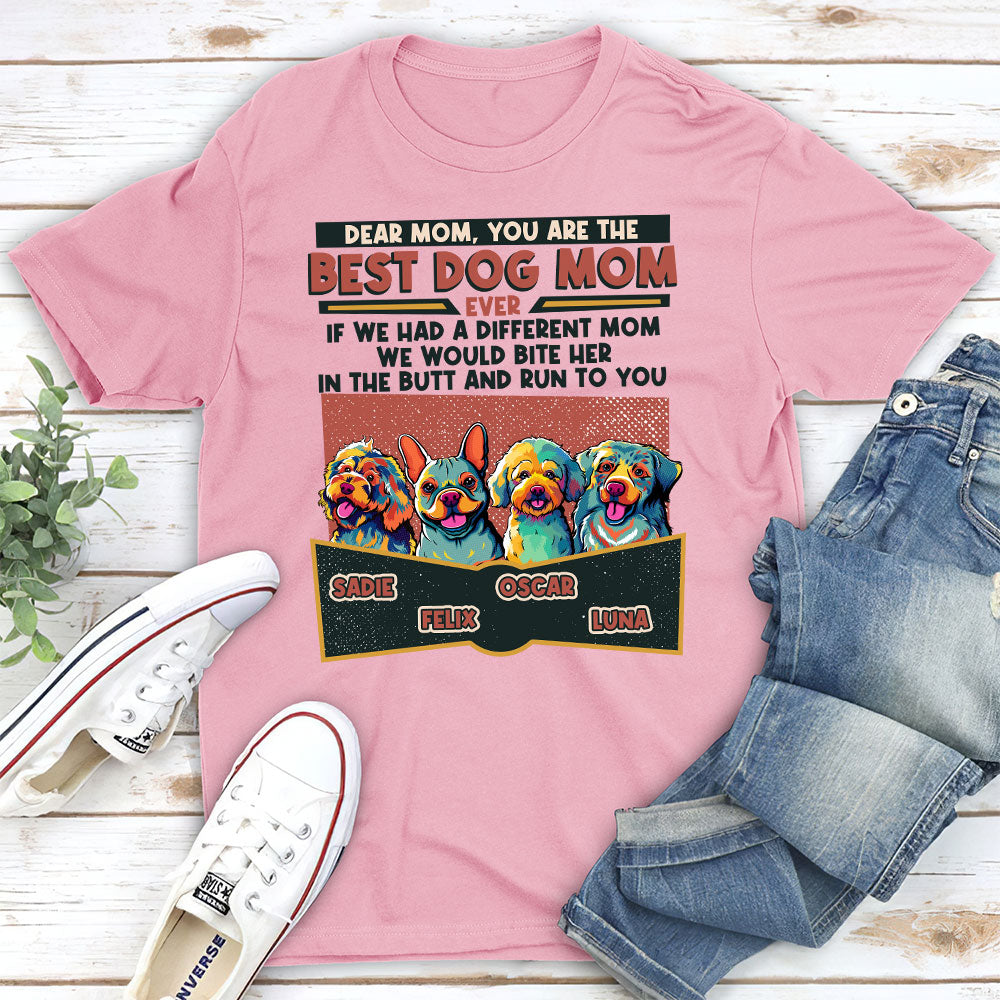Best Dog Ever PopArt - Personalized Custom Unisex Heavy Cotton T-shirt for Pet Lovers