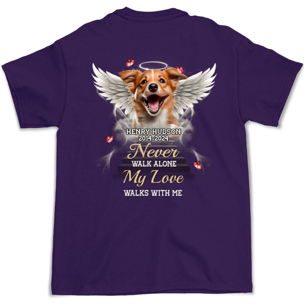 Until We Meet Again - Personalized Custom Unisex Heavy Cotton T-shirt for Pet Lovers