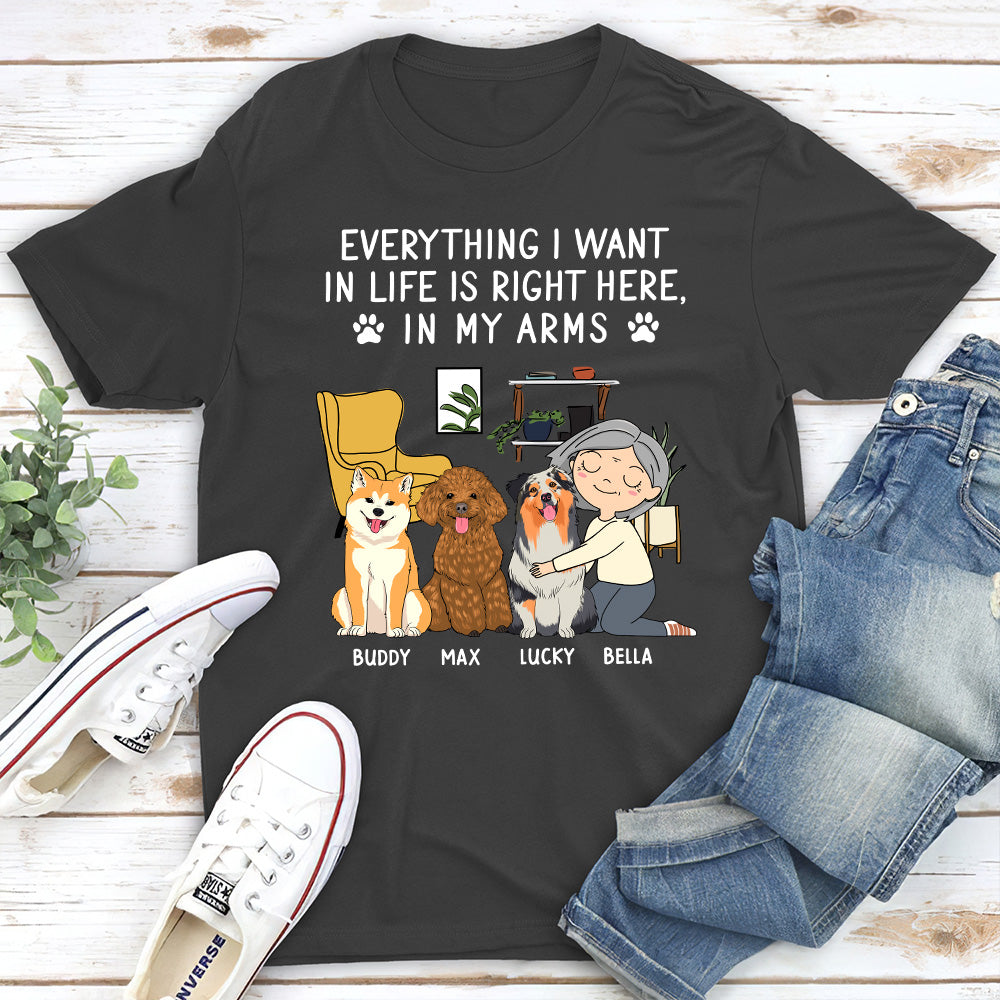 I Want - Personalized Custom Unisex 5.3 oz T-shirt for Pet Lovers