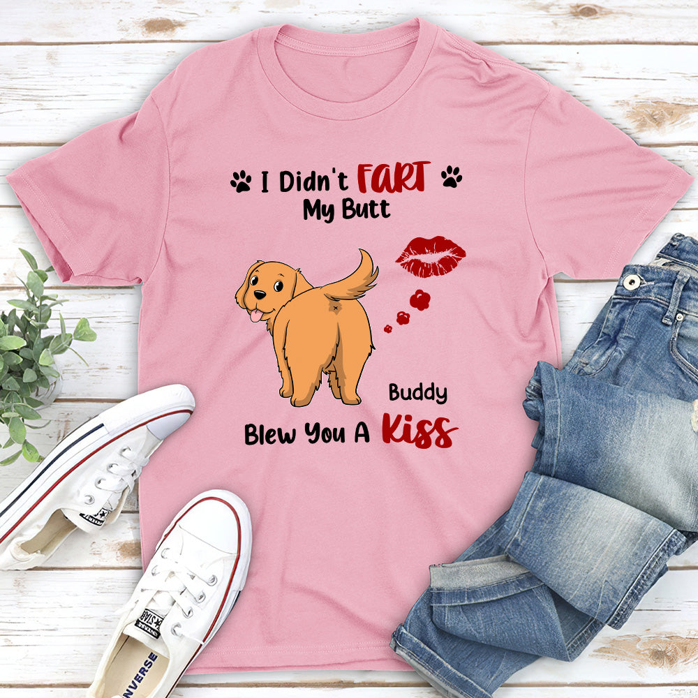 I Didn't Fart - Personalized Custom Unisex 5.3 oz T-shirt for Pet Lovers