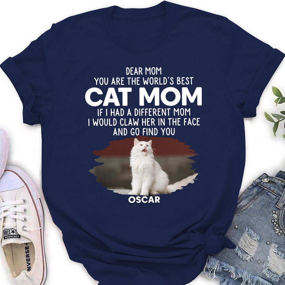 Unique Personalized Custom Women's 'We Would Claw' Photo T-shirt - Ideal Gift for Pet Lovers