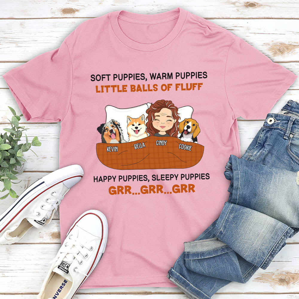 Soft and Warm Personalized Custom Unisex Puppy T-shirt