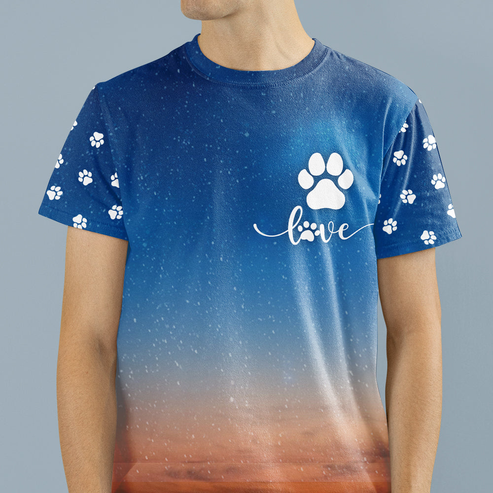 Once By My Side - Personalized Custom All-over-print Comfortable Polyester-Spandex T-shirt