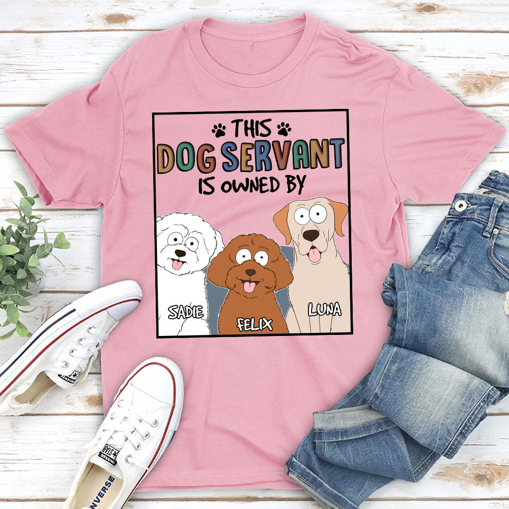 This Pet Servant - Personalized Custom Unisex 5.3 oz T-shirt for Pet Lovers