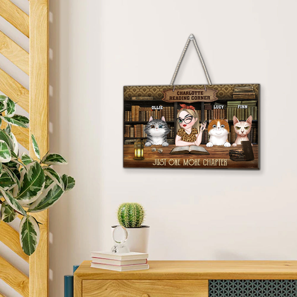 My Reading Corner - Personalized Custom Wood Sign with High - Precision UV Printing in Various Sizes