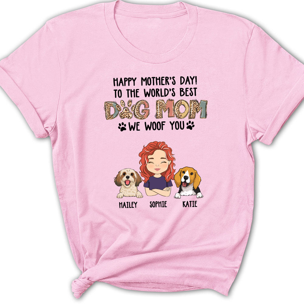 To The Best Mom - Personalized Custom Women's T-shirt for Pet Lovers