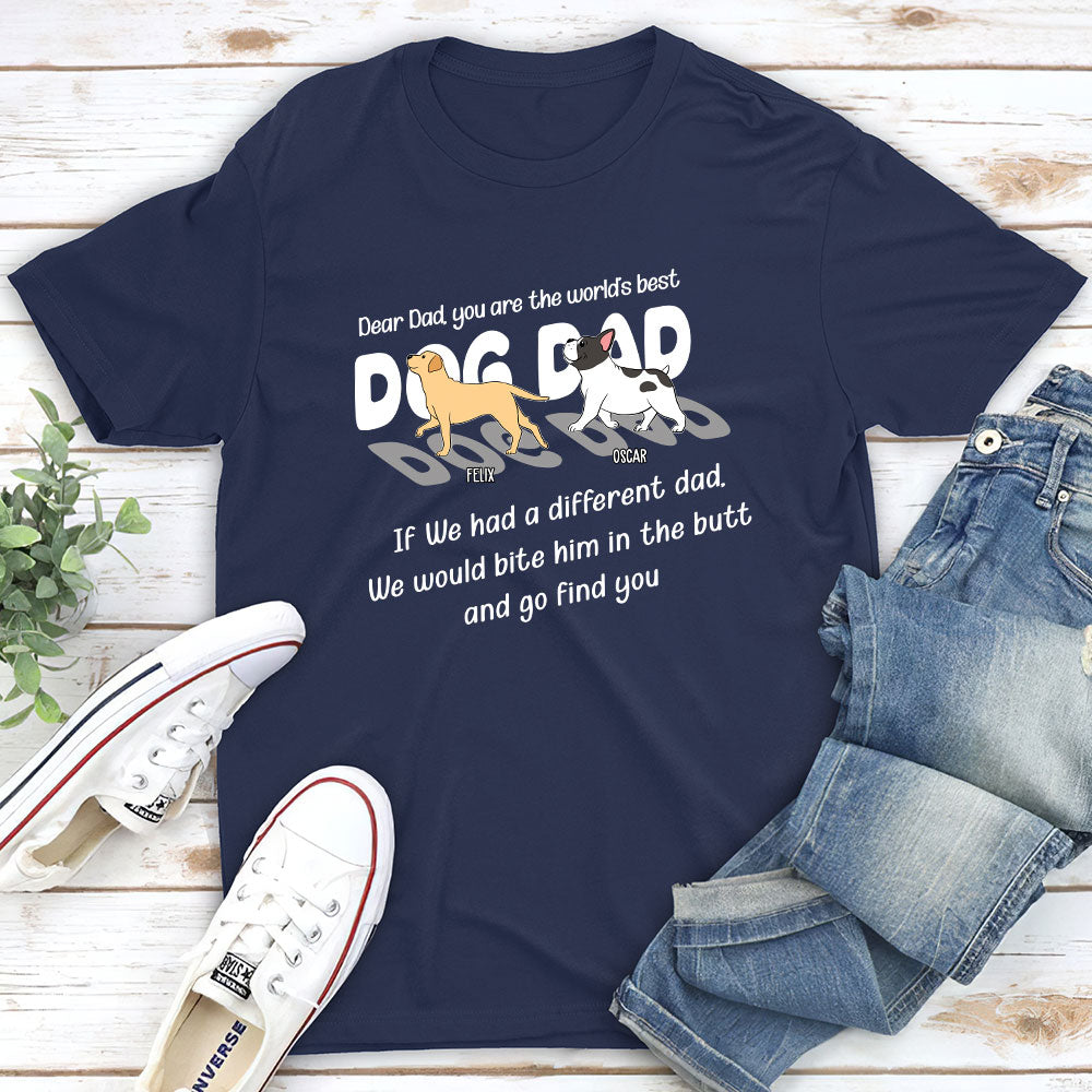 Personalized Custom Unisex Dog Finding You T-shirt - Ideal Gift for Pet Lovers