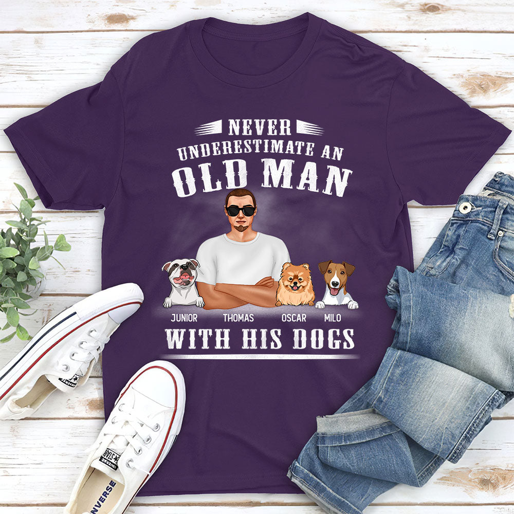 Never Underestimate 2 - Customizable Personalized Unisex 5.3 oz T-shirt