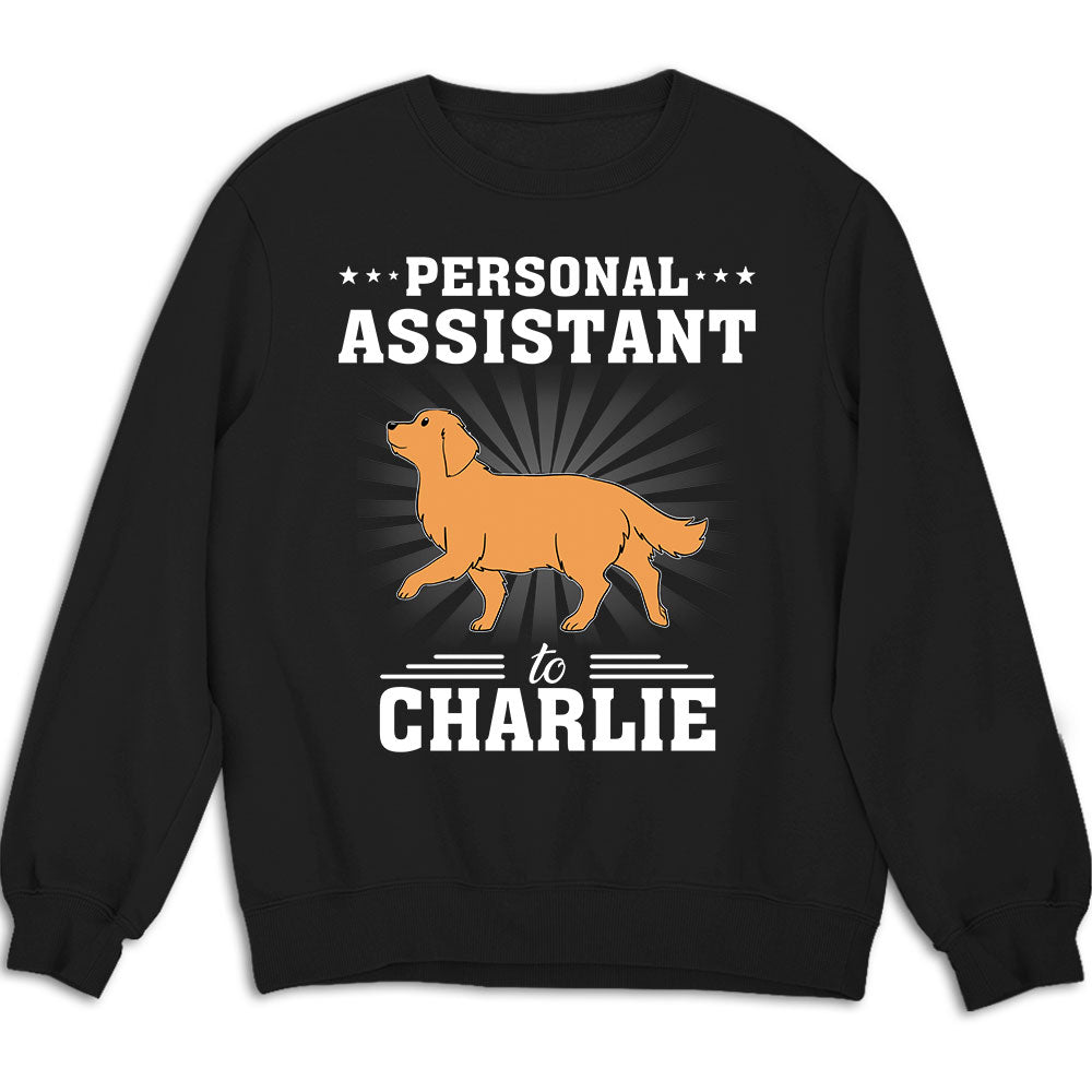 Dog Assistant - Personalized Custom Unisex 8.0 oz Sweatshirt for Pet Lovers