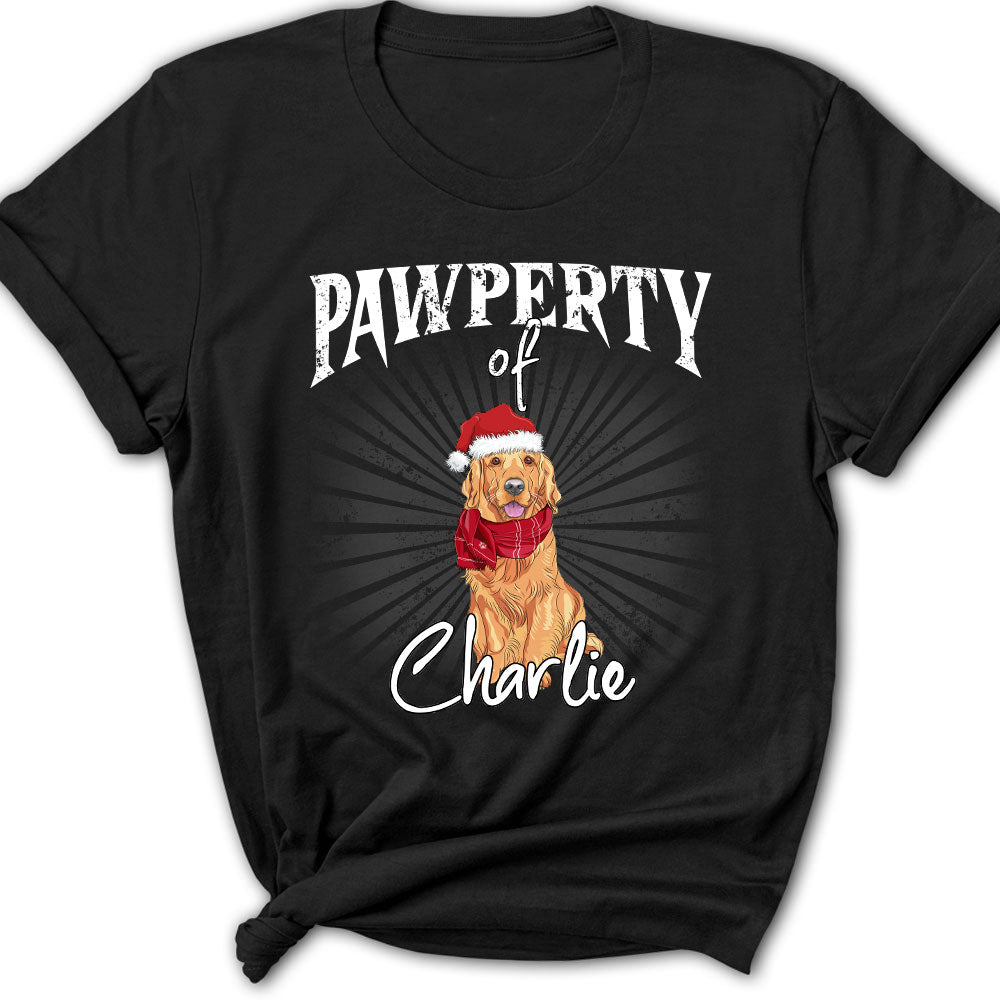 Unique Vintage Dog Property Personalized Custom Women's T-shirt