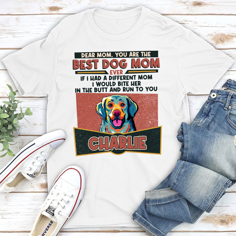 Best Dog Ever PopArt - Personalized Custom Unisex Heavy Cotton T-shirt for Pet Lovers