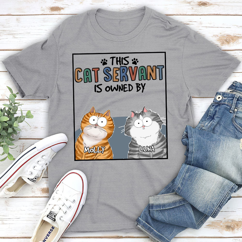 This Pet Servant - Personalized Custom Unisex 5.3 oz T-shirt for Pet Lovers