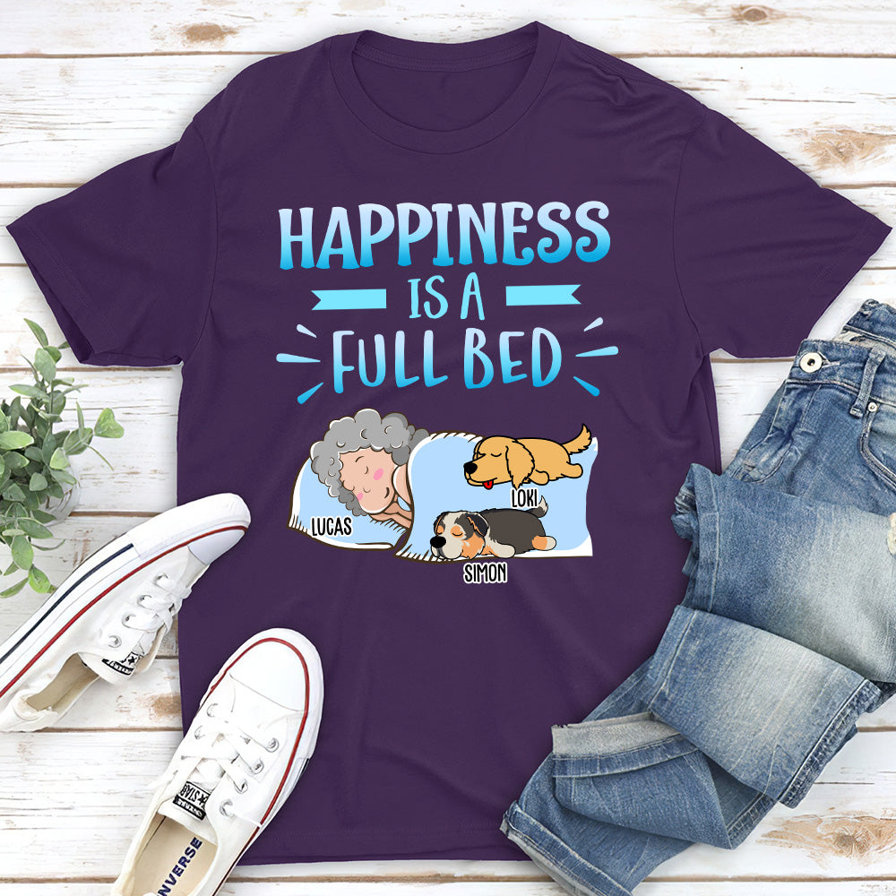 A Full Bed - Personalized Custom Unisex 5.3 oz T-shirt for Pet Lovers