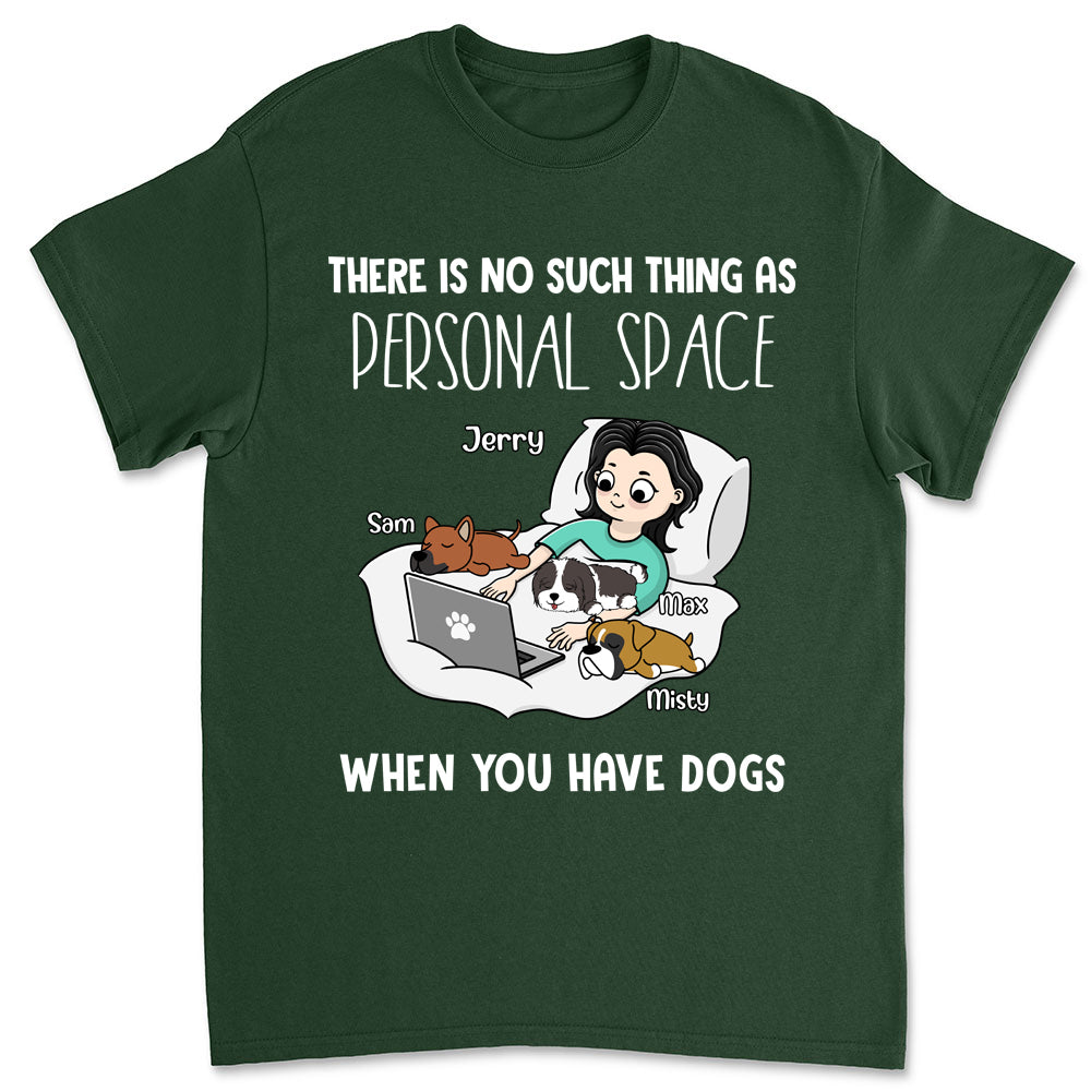Personal Space - Customizable Unisex 5.3 oz Personalized T-shirt for Pet Lovers