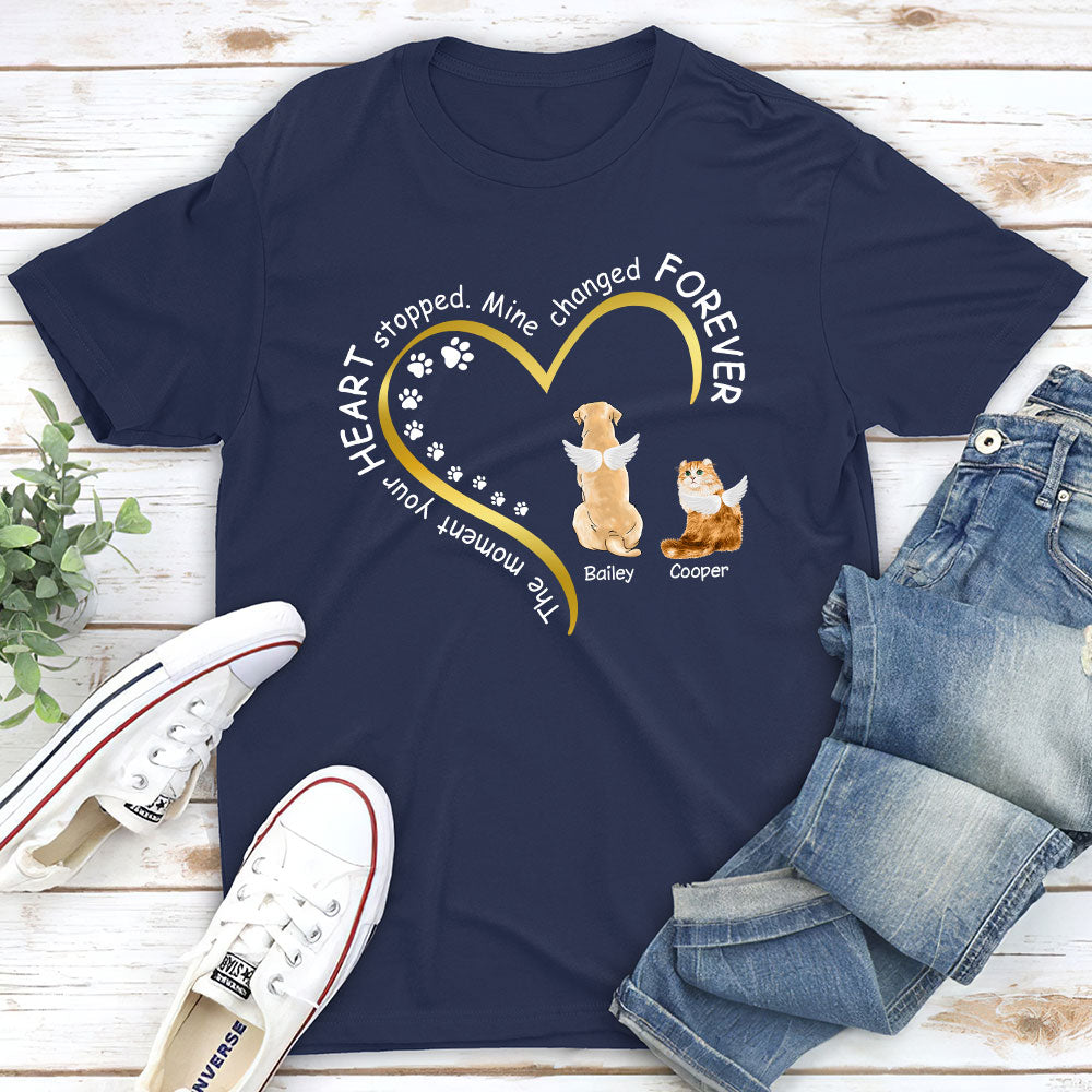 Forever Changed - Personalized Custom Unisex 5.3 oz T-shirt for Pet Lovers