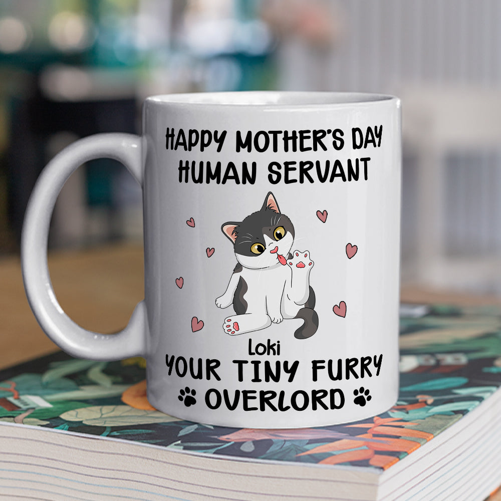 Furry Overlord - Exquisitely Personalized Custom Coffee Mug for Pet Lovers