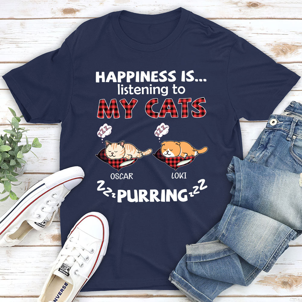 My Pets Snoring - Personalized Custom Unisex 5.3 oz T-shirt for Pet Lovers