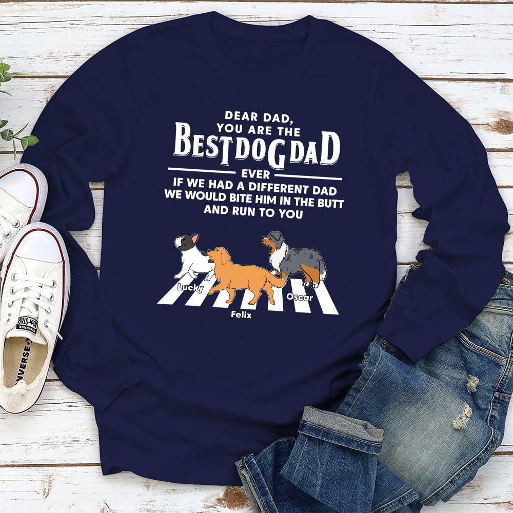 Run To You - Personalized Custom Unisex 6.0 oz Long Sleeve T - shirt for Pet Lovers