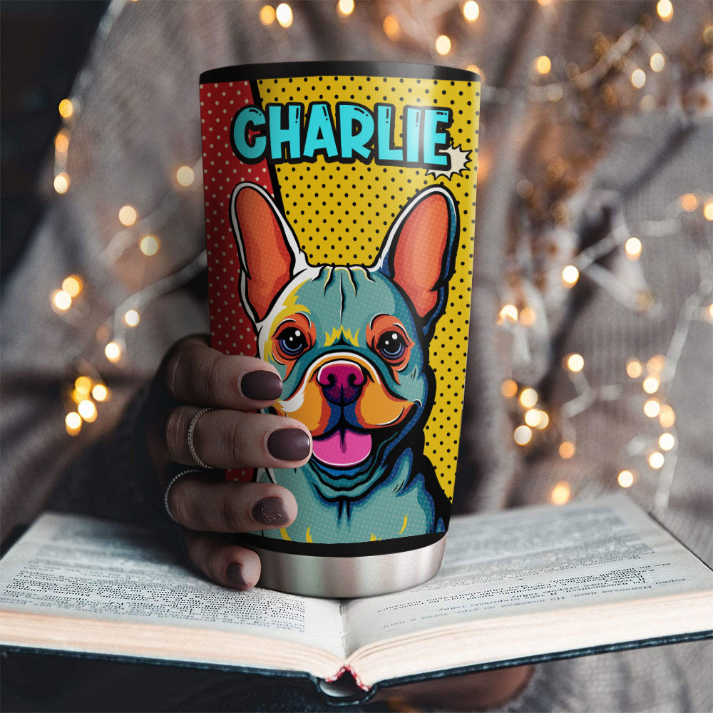 I Love You More Than All The Treats - Personalized Custom 20oz Stainless Steel Tumbler with Double - Walled Vacuum Insulation